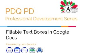 Fillable Text Boxes in Google Docs