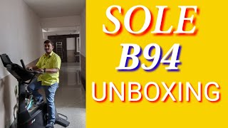 SOLE B94 UP-RIGHT BIKE UNBOXING