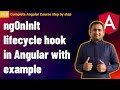 ngOnInit lifecycle hook in angular | ngOnInit vs constructor | Complete Angular Tutorial