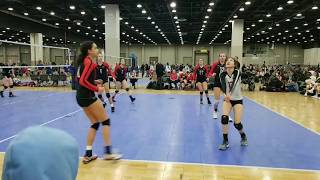 Canada vs USA. 15U Storm Tsunami Volleyball. President's Cup Challenge. Detroit, MI