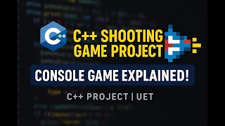 "C++ Space Invaders Console Game | Complete Code with Voice Tutorial 🔥"