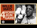 Amazing footage of Willie Mays' FOUR HOMER GAME! (Record for most home runs in a single game)