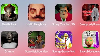 hello neighbor scary teacher 3d granny mod baldi death park gameplay ice scream fgteev 2 chapter two