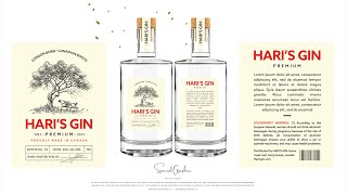 Mastering Package Design  |  Professional Gin Label Design Tutorial  |  Special Graphics