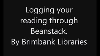 Beanstack tutorial: Logging your reading 📘