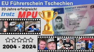 Tschechischer EU Führerschein  seit 20 Jahren Zusammenfassung