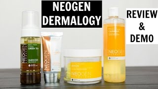 NEOGEN Dermalogy | 4 Products Review \u0026 Demo | ShanaSkyz