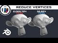 Blender Tutorial - How to use the Decimate Modifier