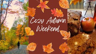 Cozy Autumn Weekend🍂 Fall inspired recipes, road trip, movie night, forest walk, Thanksgiving \u0026 more