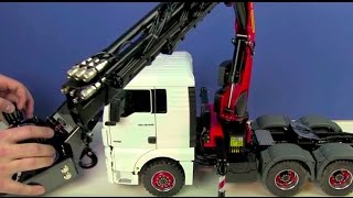 RC TRUCK ACTION REVIEW - MAN 6x6 WITH PALFINGER CRANE - ScaleART