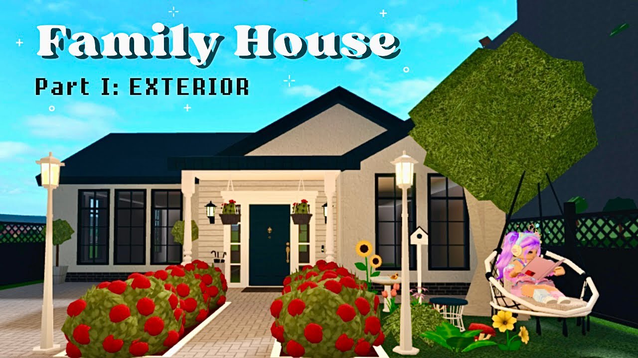 76K BLOXBURG B&W MODERN FAMILY HOUSE PART 1 | NO GAMEPASS - YouTube