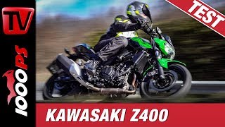 Kawasaki Z400 Test - superleichtes Nakedbike in der A2 Führerscheinklasse