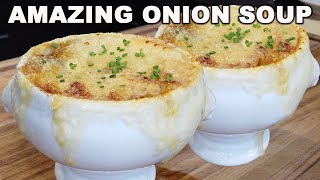 Classic French Onion (Onyo) Soup! | Chef Jean-Pierre
