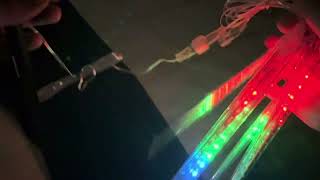 Unboxing, Options, \u0026 Review of Solar Meteor Shower Multicolor Rain Lights from JMexsuss