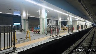 小田急線複々線化工事調査2018年1月5日東北沢駅