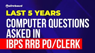 Last 5 Years Computer Questions Asked In IBPS RRB PO/Clerk | Computer for RRB PO | RRB Clerk 20201