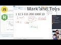[Easy] Mark and Toys (Hackerrank, javascript, sorting)