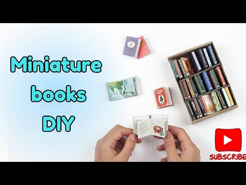 Diy Miniature Booksрџ Easiest Method Ever Diy Craft Miniature