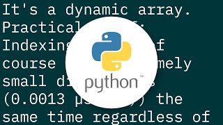 How is Python's List Implemented?