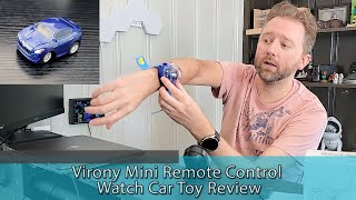 TRAVEL RACE CAR FOR KIDS - Virony Mini Remote Control Watch Car Toy Review