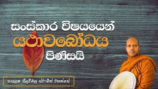 ‍සංස්කාර විෂයයෙන් යථාවබෝධය පිණිස |  Hasalaka Seelawimala Thero