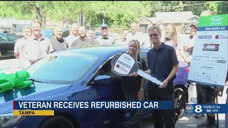 Recycled Rides donation: Veteran receives refurbished car