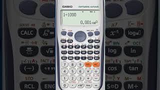 How to convert scientific notation to decimal form إظهار الرقم العشري مباشرة بدون الضغط على ENG