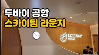 9만원을 지불하고는 절대 못갈 두바이공항 스카이팀 라운지