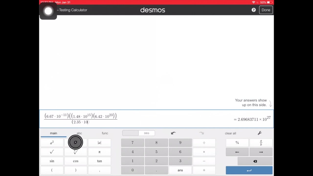 How To Solve Problems With Scientific Notation In Desmos Tutorial - YouTube