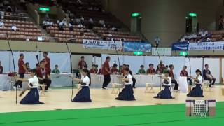 2017年 弓道 女子団体  決勝トーナメント1回戦 甲南女子