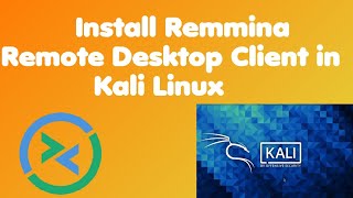 Install Remmina Remote Desktop Client in Kali Linux System | #linux | #remotedesktop | #linuxadmin