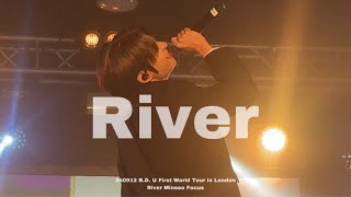 240912 B.D.U First World Tour in London | River 민서 직캠 | MINSEO Focus Fancam