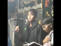 Azadari ghosi mau U.P. India 2016 Nauhakhwa- Nasim haider