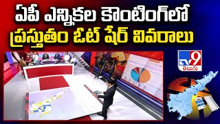 AP Election Results 2024 : ఏపీ ఎన్నికల కౌంటింగ్ లో ప్రస్తుతం ఓట్ షేర్ వివరాలు - TV9