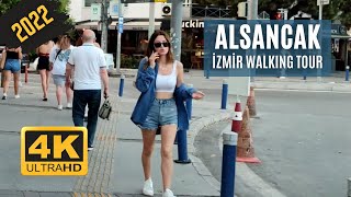 Alsancak Walking Tour #3 | İzmir Turkey | 4K UHD 60fps | Turkey Travel Summer 2022