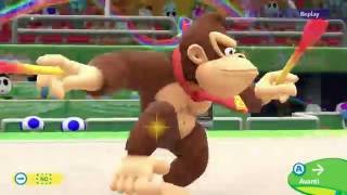 Mario & Sonic at the Rio 2016 Olympic Games (Wii U) - Rhythmic Gymnastics - all Donkey Kong routines