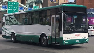 「三重客運」9005路線 往臺北市政府 955-U7 新車上路 弘鉅FUSO單門車 2023-01-12攝