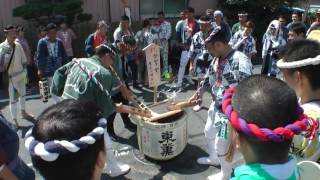 各町若頭　鏡開き　お浜下り　潮来祇園祭禮2016　初日　00123