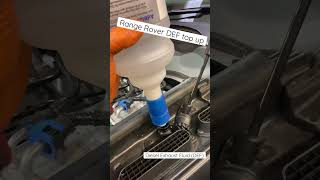 Range Rover Diesel Exhaust Fluid top up, it’s quick, easy \u0026 clean!