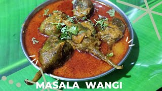 चमचमीत  मसालेदार  रस्सा  वांगी | masala brinjel curry | #masala wangi