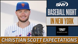 Expectation for Christian Scott's first start with Mets | Baseball Night in NY | SNY