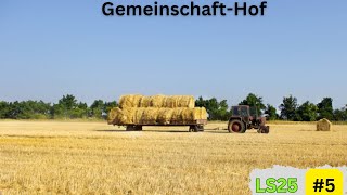 Ls25 Ballen Transport \u0026 Lagern ( #6 ) [ Gemeinschaft-Hof ]