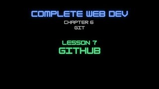 Web Dev 6 - 7 GitHub