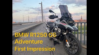 BMW R1250 GS Adventure First Impression