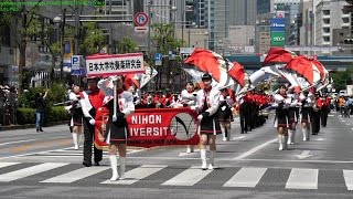 [4K] 第十一回銀座柳まつりゴールデンパレード 日本大学吹奏楽研究会