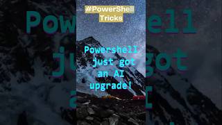 🚀 Start the New AI Shell in PowerShell | Let AI Script for You ⚡