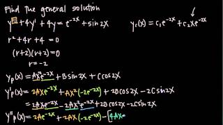 undetermined coefficients, example 4 (KristaKingMath)