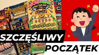 Szczęśliwy Początek - Zdrapki dały Wygraną 😁 Lotto