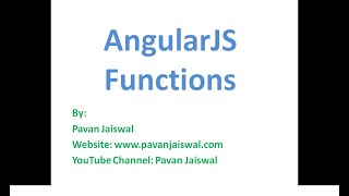 5 AngularJS: Function