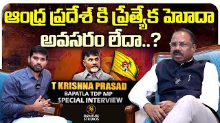 ఆంధ్ర ప్రదేశ్ కి ప్రేత్యేక హోదా అవసరం లేదా..? Krishna Prasad Bapatla MP  || Signature Studios